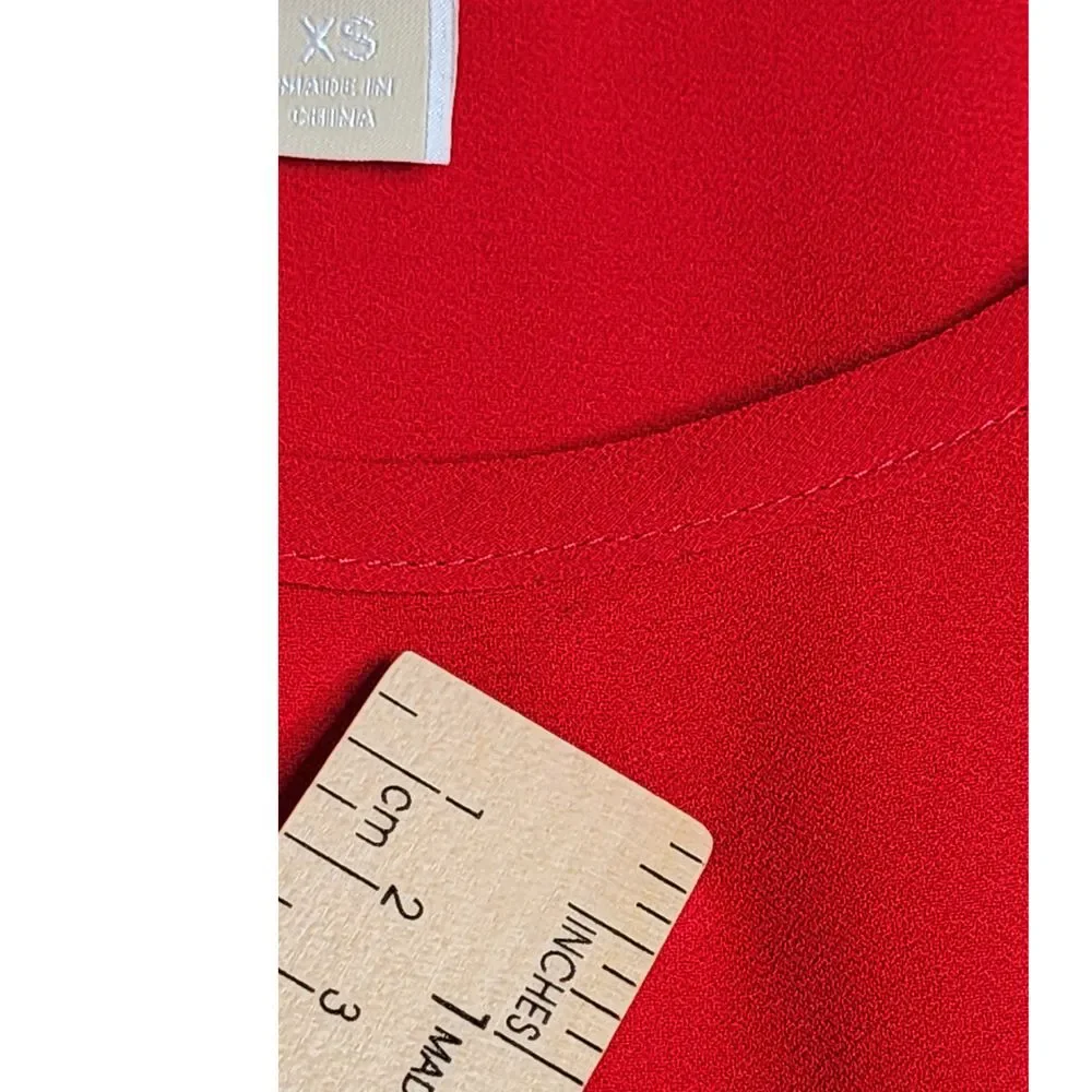 Michael Michael Kors Short Sleeve Blouse size‎ XS Red